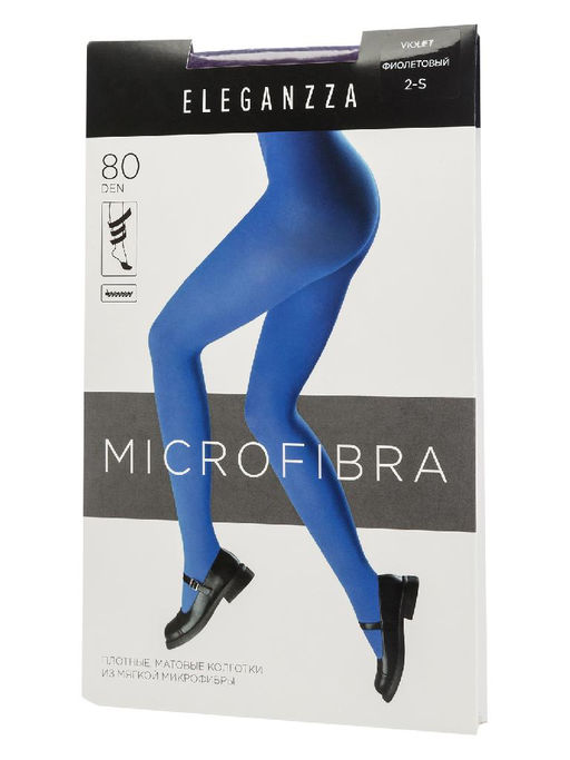Колготки Eleganzza Microfibra 80 violet  фото 2
