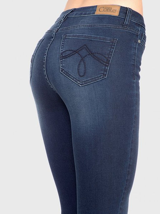 Джинсы жен. CON-46 / в-л 18 - темно-синий/Cute - Conte elegant фото 2