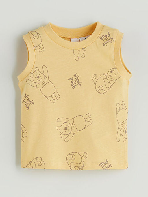 Winnie the Pooh Bask?l? Erkek Bebek Atlet 2li