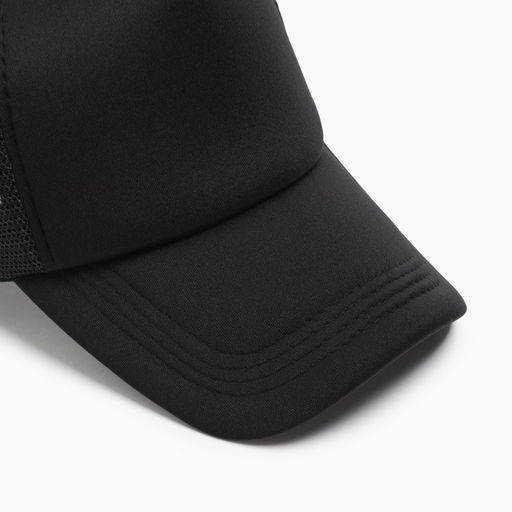 Бейсболка с сеткой MINAKU, чёрная, размер 56-58