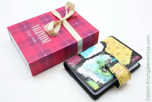 Женская кожаная визитница Sergio Valentini СВ 3264-010  фото 10