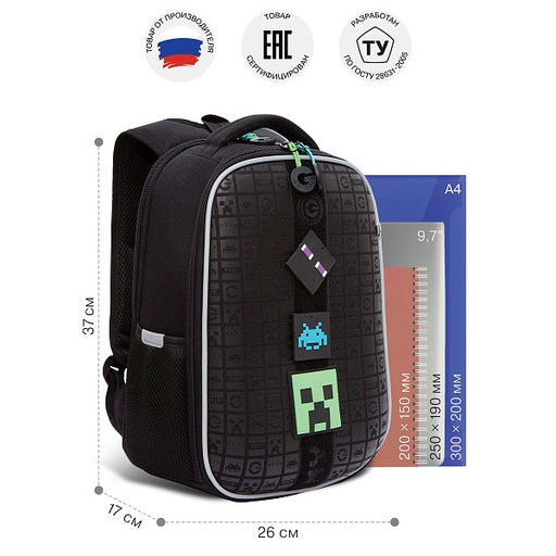 RAw-595-9 Рюкзак школьный - Grizzly фото 42