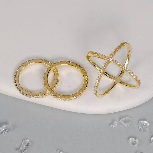 Кольцо Арт. 3V-3372-Y - MyGemma фото 3