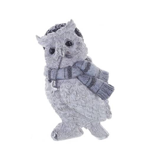 Фигурка декоративная "Сова", L6 W5 H10 см, 2в.