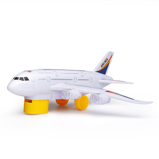 Самолет "Пассажирский самолет" на батарейках, в коробке