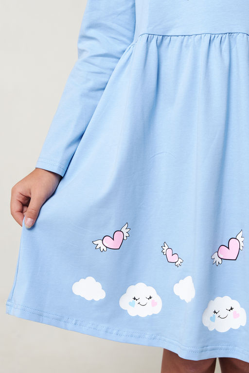Платье В облаках дл. рукав детское