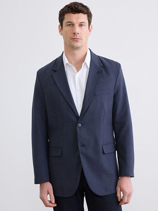 Regular Fit Klasik Yaka Erkek Blazer Ceket