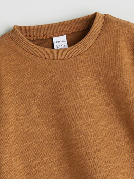 Bisiklet Yaka Erkek Bebek Sweatshirt