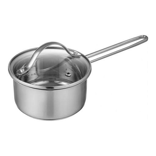 Ковш с крышкой Walmer Glasgow, 0.8 л, цвет хром