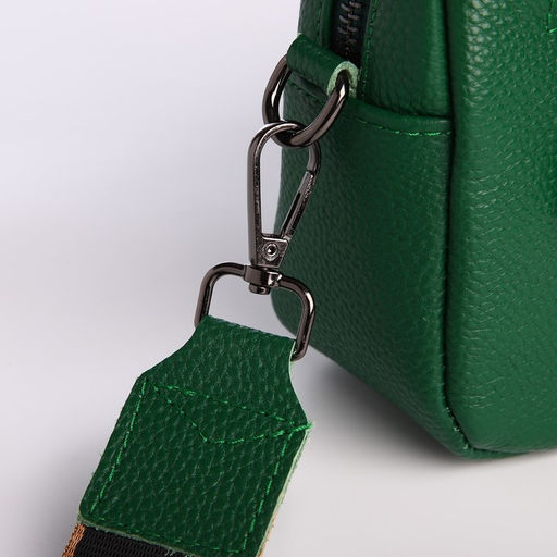 Сумка женская на молнии, цвет зелёный - Simaland фото 4