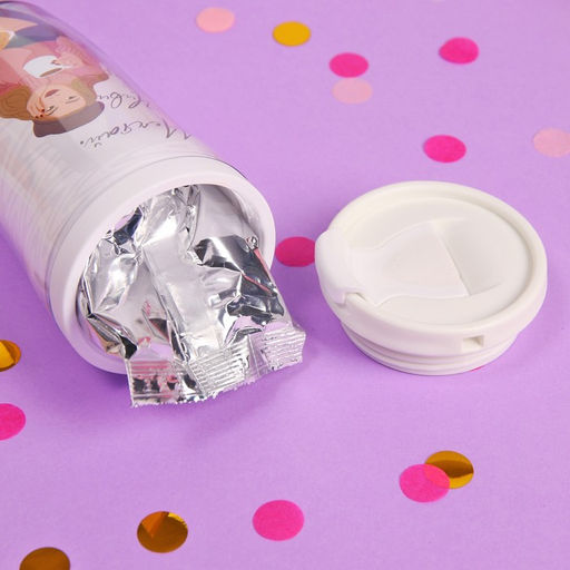 Чай чёрный Мечтай, живи, твори с ванилью и карамелью в термостакане 250 мл., 20 г. МИКС - Фабрика счастья фото 3