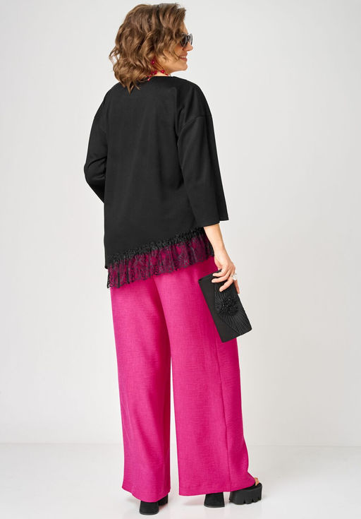 Блуза EVA GRANT 7148-1 черный