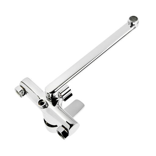 Смеситель для ванны Accoona A7103B, однорычажный, с душевым набором, силумин, хром