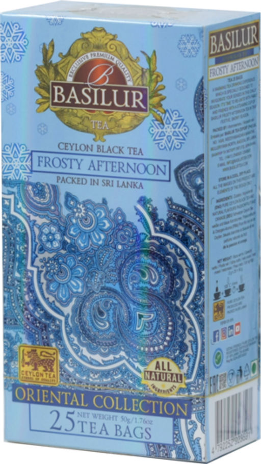 BASILUR. Восточная коллекция. Морозный день карт.пачка, 25 пак.