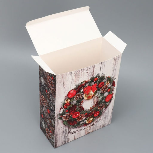 Цена за 2 шт. Коробка подарочная новогодняя складная «Волшебного счастья», 22 х 30 х 10, Новый год