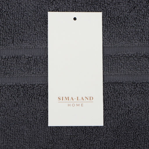 Коврик махровый SL HOME: Basic «Гри Сандре», 50×70 см, хлопок 100%