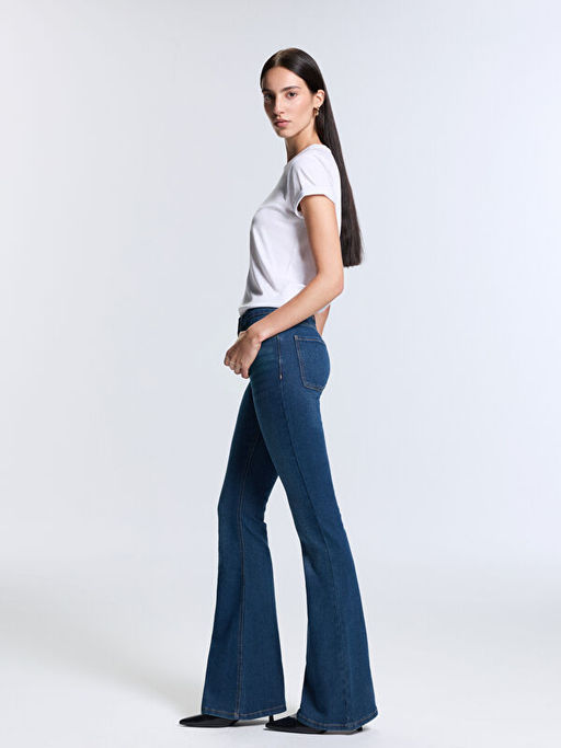 Flare Kad?n Jean Pantolon