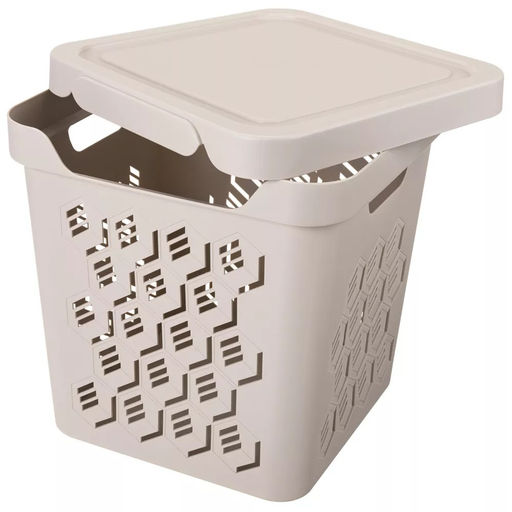 Ящик универсальный с крышкой "DELUXE", 18 л, 286х286х286мм арт. С32427