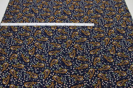 Штапель Джалия цв.чернильно-синий, ш.1.45м, вискоза-100%, 100гр/м.кв - Купава фото 3