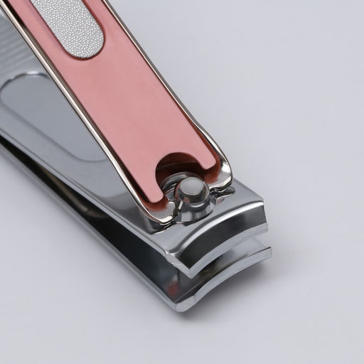 Цена за 12 шт. Кусачки книпсер педикюрные, с пилкой, 8 см, в коробке, МИКС