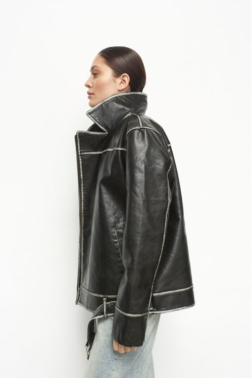 Куртка-косуха утепленная Black - Erist store фото 2