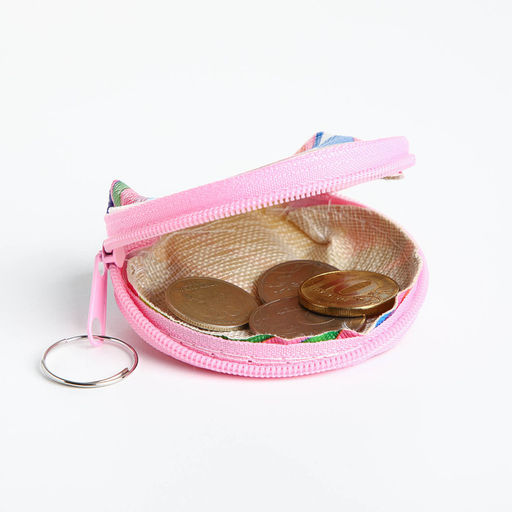 Цена за 3 шт. Кошелёк монетница детская на молнии «Выбражулька», МИКС