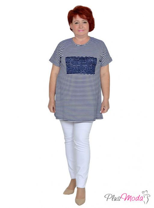 Туника Модель №1576 размеры 44-84 - Plusmoda фото 7