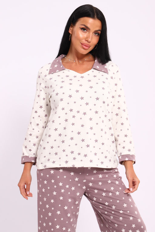 33524 Пижама с брюками палаццо - Натали фото 3