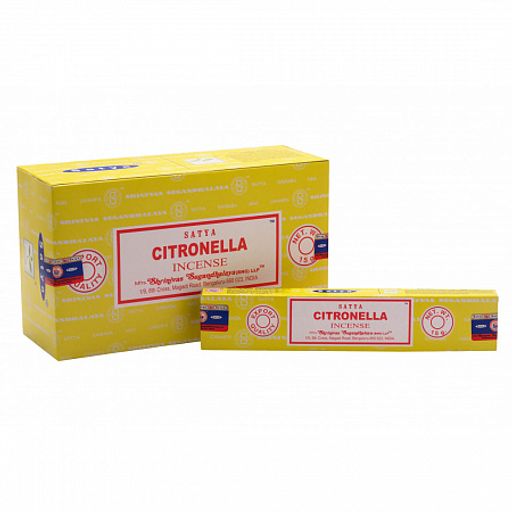 Благовония Satya Combo Nag Champa-Green Citronella Комбо Нагчампа-Цитронелла зеленая 16gm уп-12шт