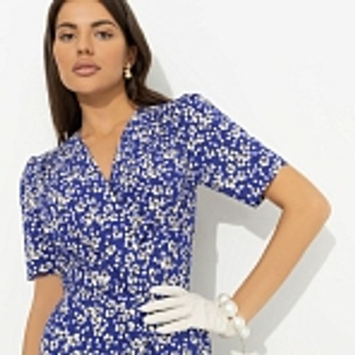 Платье из вискозы, Амур настиг (синий) - Charutti фото 15