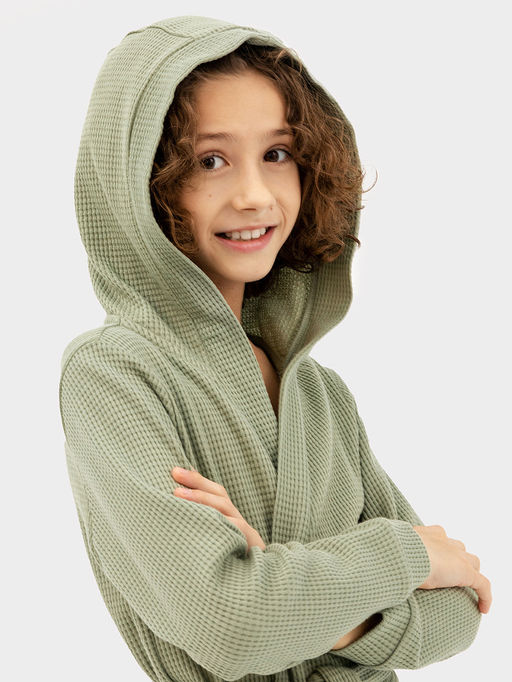 Халат для мальчиков в зеленом цвете - Mark formelle фото 4