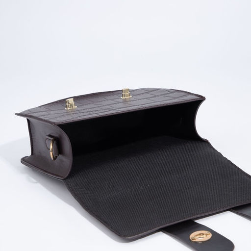 Сумка-мессенджер на клапане, длинный ремень, цвет тёмно-коричневый - Simaland фото 7