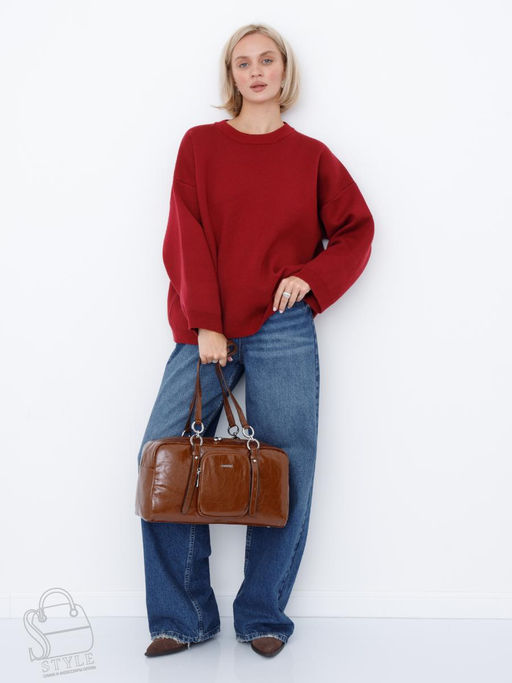 Сумка женская  51155SL brown Velina Fabbiano-Safenta