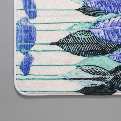 Коврик для ванной и туалета SAVANNA Гранд, 50?80 см, голубой фото 5