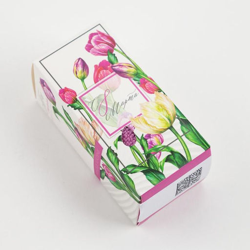 Полотенце махровое «С 8 марта» 30х30 см, 100% хлопок 340 гр/м2