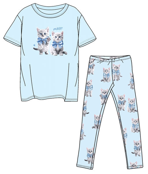 футболка+легинсы 2ДДР5705001н