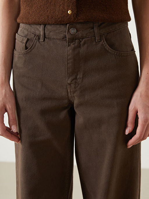 Straight Fit Kad?n Jean Pantolon