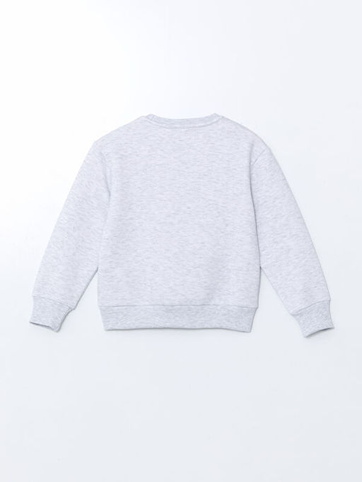 Bisiklet Yaka Bask?l? Erkek ?ocuk Sweatshirt - Waikiki фото 2