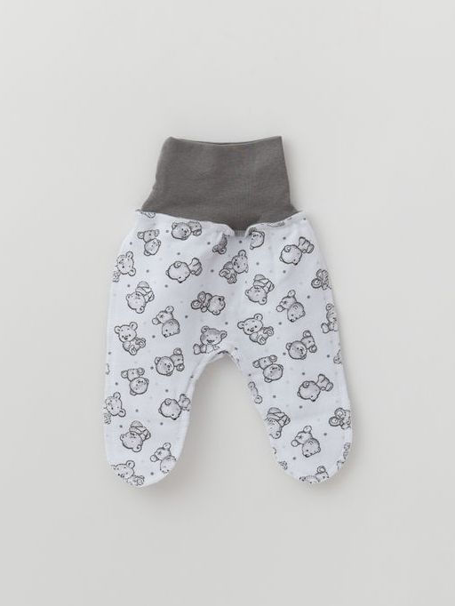 Ползунки на широкой резинке утепленные, белочки - Lesi kids фото 16
