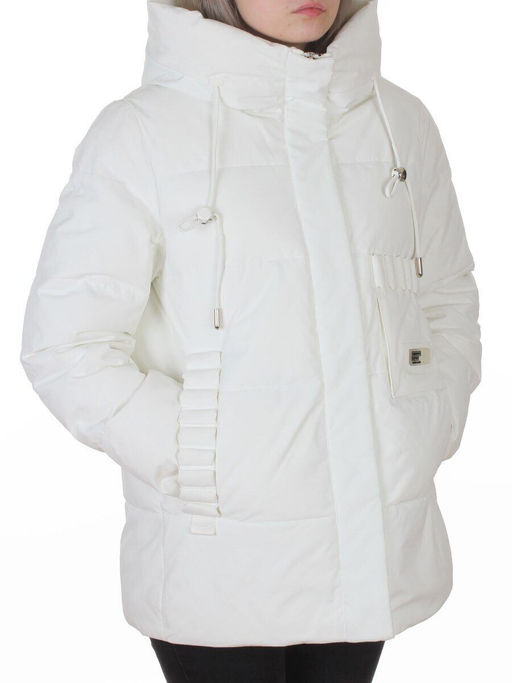 YR-6616 WHITE Куртка зимняя женская (150 гр. холлофайбер)