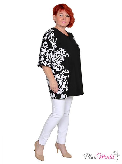 Туника Модель №1801 размеры 44-84 - Plusmoda фото 8