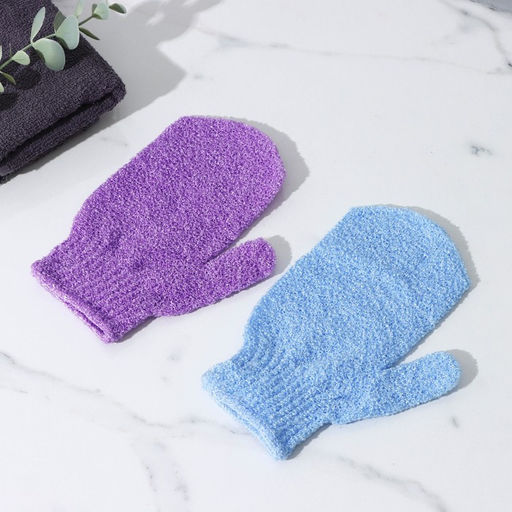 Цена за 2 шт. Мочалка - варежка массажная Доляна, 1812 см, МИКС фото 6