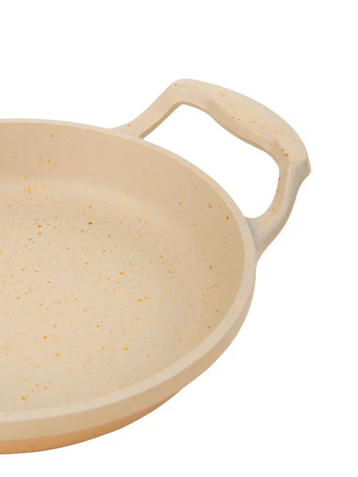 Омлетница без крышки 24х4,2 см (1,5 л) с АПП, цвет: кремовый/золотой, арт. 2050-CRM/GD-24. - D.L.K. фото 3