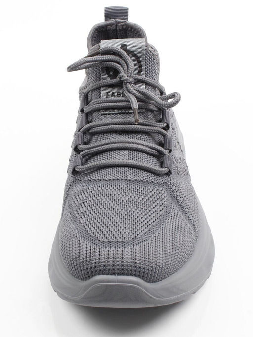 03-TEX-D01-08 GREY Кроссовки летние мужские (текстиль)