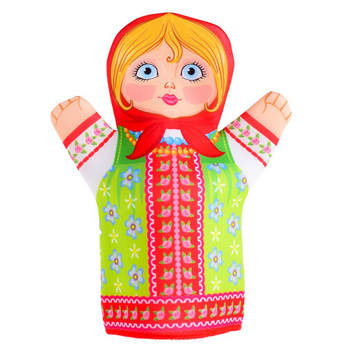 Домашний кукольный театр "Маша и медведь" (6 кукол-перчаток)