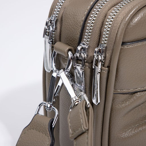 Сумка кросс-боди на молнии, цвет зелёный - Simaland фото 6