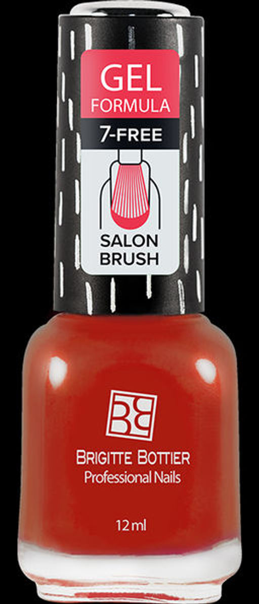 Brigitte Bottier лак для ногтей GEL FORMULA тон 46 классический красный 12мл/3