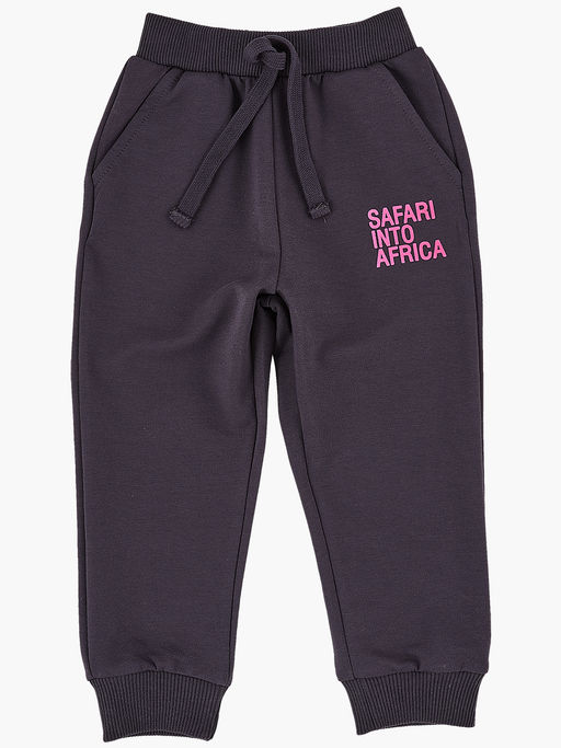 Брюки для девочки UD 6736 антрацит - Mini maxi фото 4