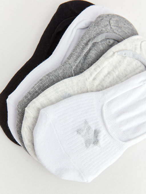 Desenli K?z ?ocuk Babet ?orap 5li - Waikiki фото 3