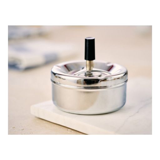 Пепельница дренажная Walmer Smart, 11 см, цвет хром  фото 4